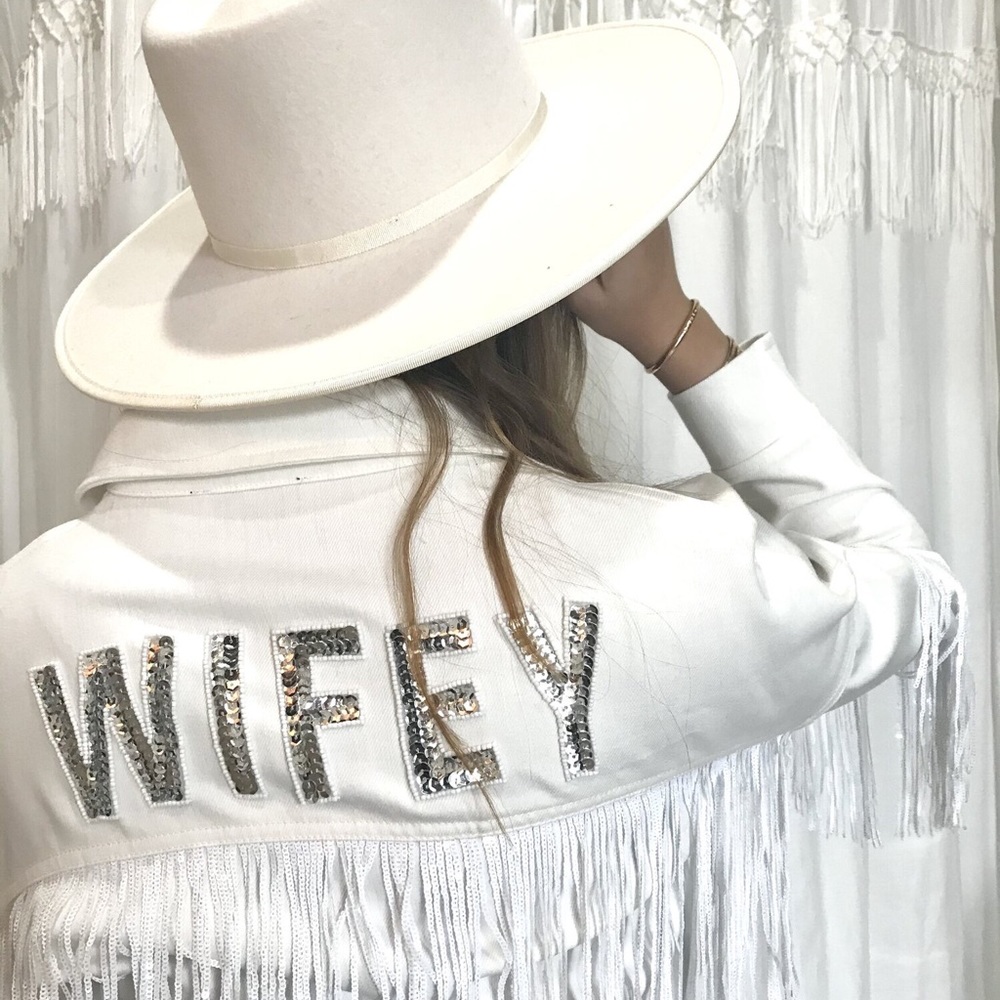 EASTNWEST Wifey Fringe Jacket